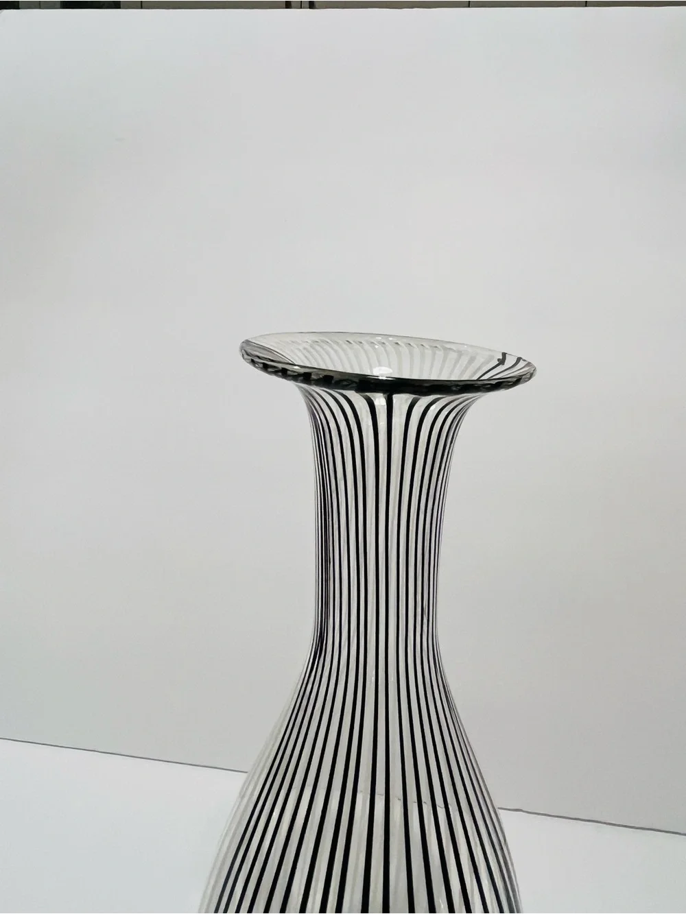 MCM Dino Martens Mezza Filigrano for Aurrliano Tosso Murano Glass Vase 10.5”